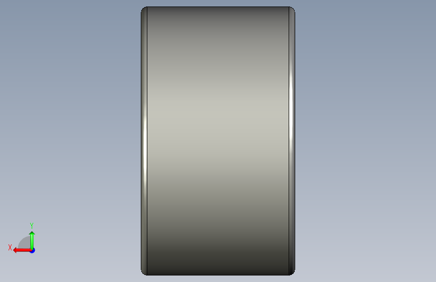 SKF针辊轴承roller_bearing_-_bk_2820_0 背面视图