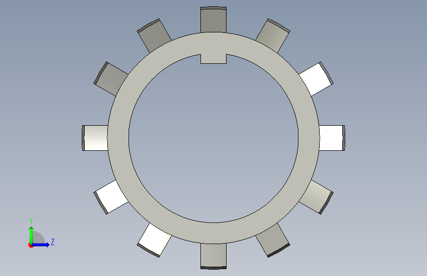 SKF轴承配件开槽螺母锁紧垫圈52792377-4-lock_washer_-_mb_8 左侧视图