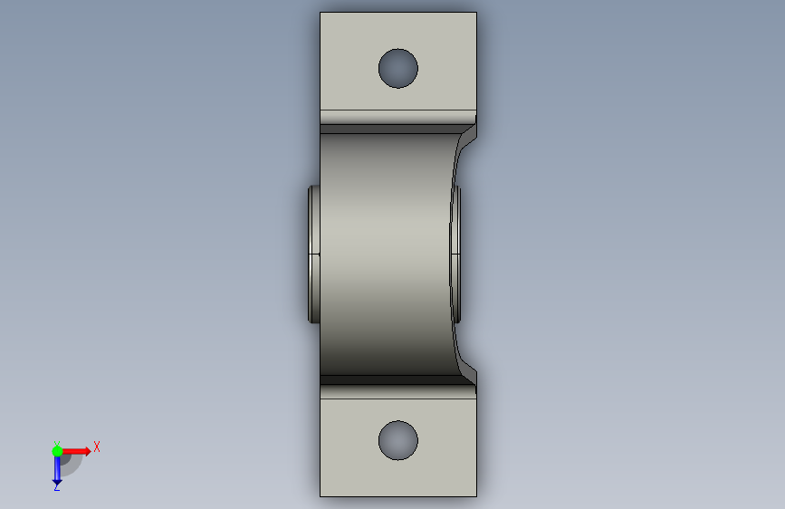 SKF轴承座单元bearing_p3_4_tr_0 俯视图