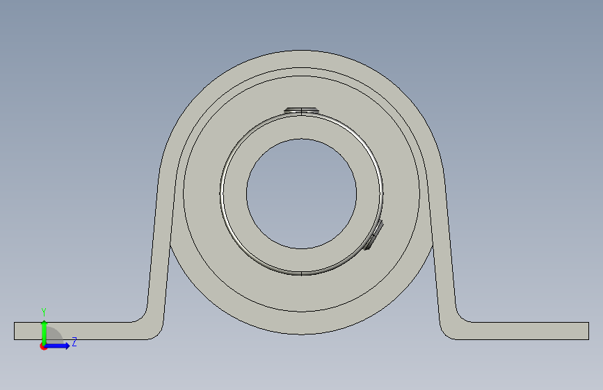SKF轴承座单元bearing_p3_4_tr_0 左侧视图
