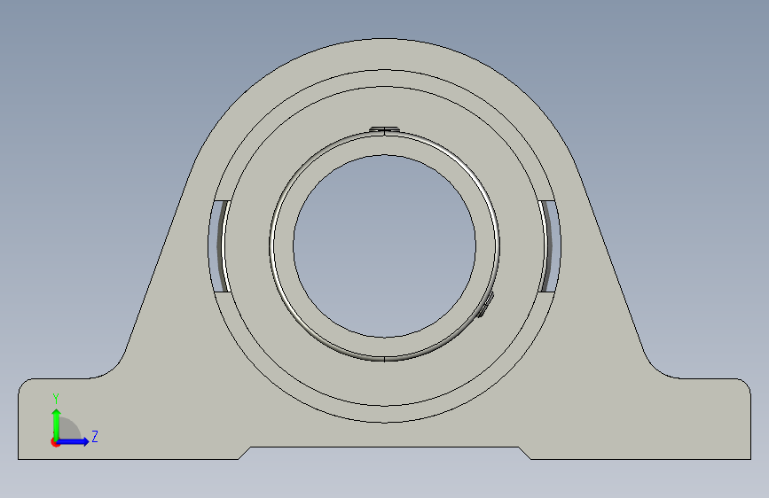 SKF轴承座单元bearing_sy_60_tr_0 左侧视图
