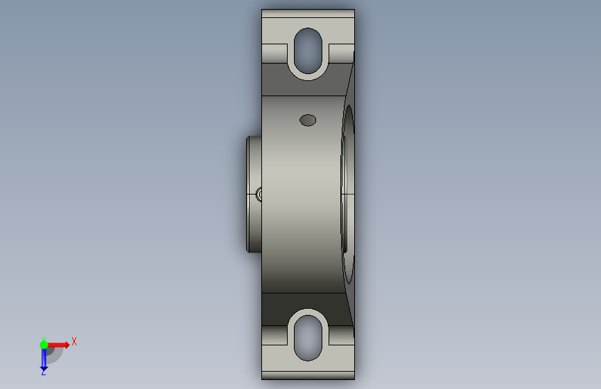 SKF轴承座单元bearing_sy_60_tr_0 俯视图