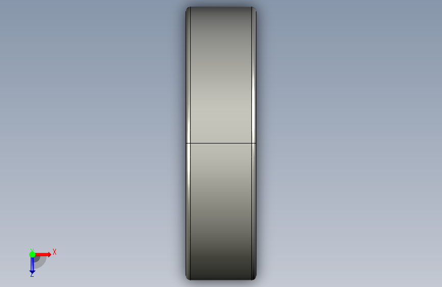 SKF自调心球轴承ball_bearing_1206_ek_0 俯视图