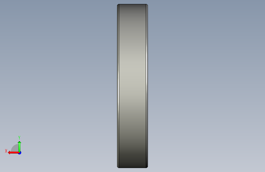 SKF自调心球轴承ball_bearing_1219_k_0 背面视图