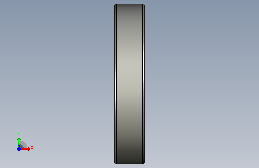 SKF自调心球轴承ball_bearing_1219_k_0 正面视图