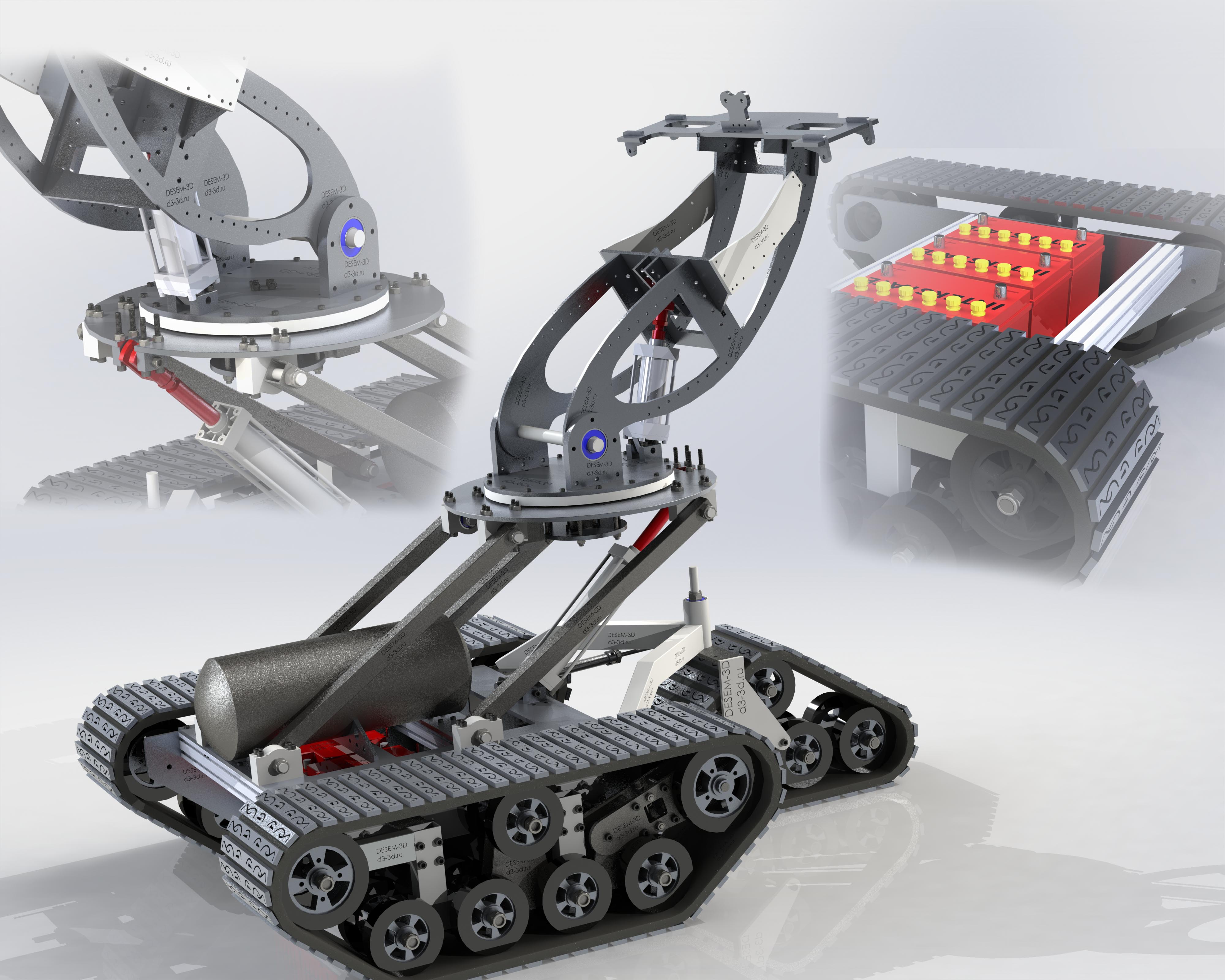 G032079-机器人终结者 T1 (底盘)=机器人机械臂