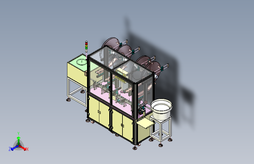 一款连接器插端子机设备3D模型