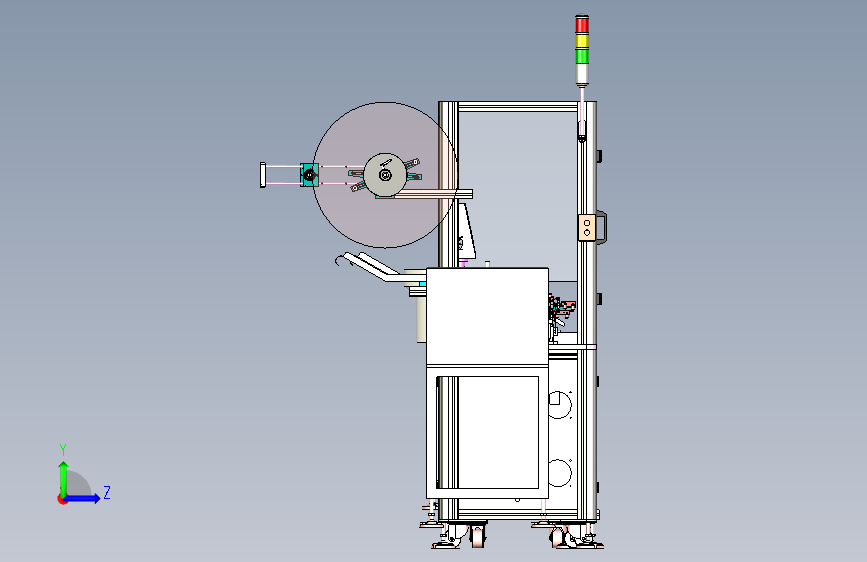 一款连接器插端子机设备3D模型