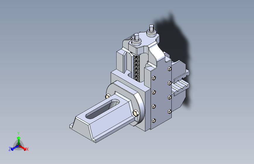 G027103-键槽夹具（Autodesk-Inventor）+夹爪