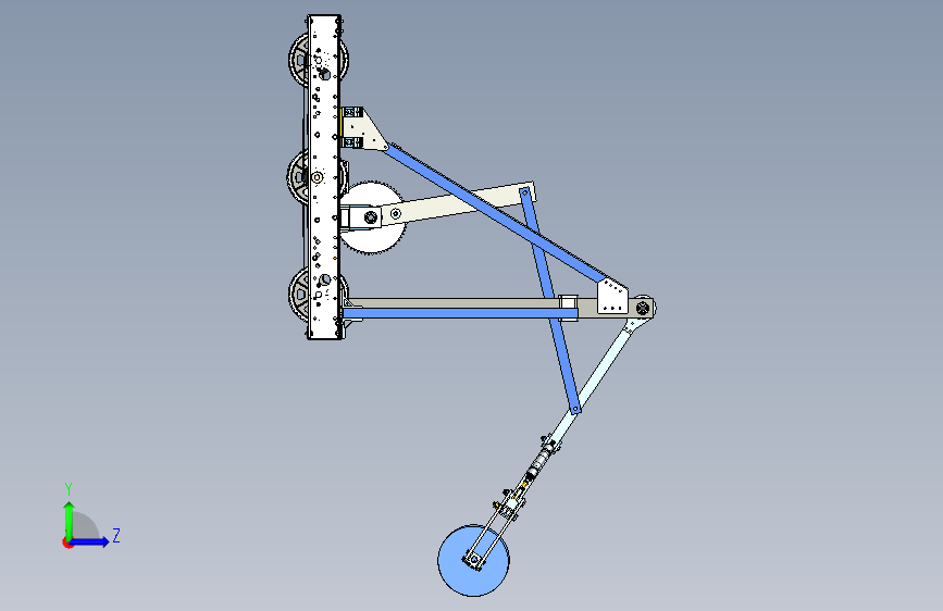 G027765-6619+2023+FRC+机器人=机器人机械臂 左侧视图