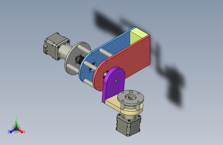 G028116-CNC+5轴+DIY+旋转轴=机器人机械臂