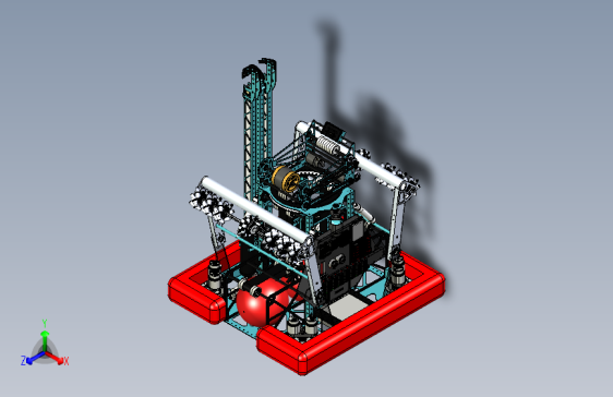 G028441-FRC+3494“+delta+2”+cad=机器人机械臂