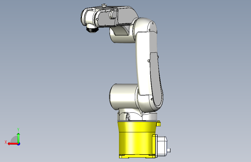 G028878-KUKA+KR5+850=机器人机械臂 背面视图