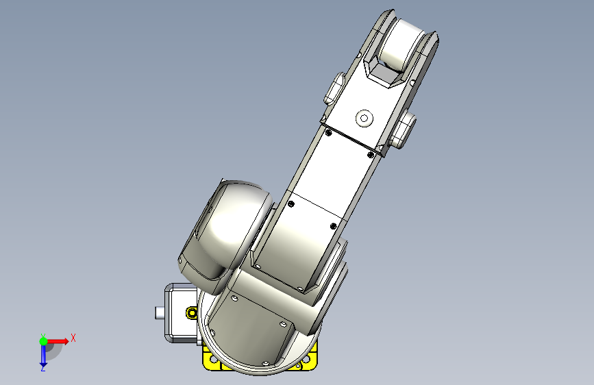 G028878-KUKA+KR5+850=机器人机械臂 俯视图