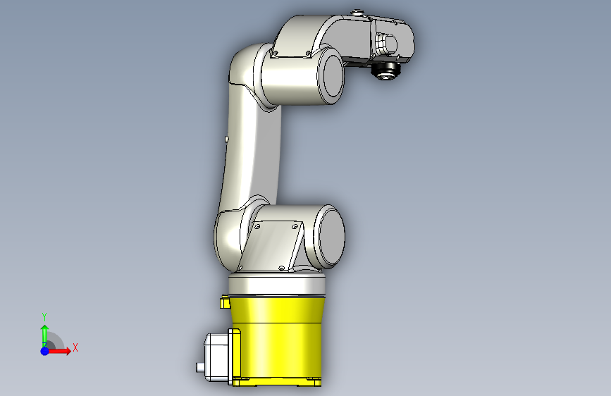 G028878-KUKA+KR5+850=机器人机械臂 正面视图