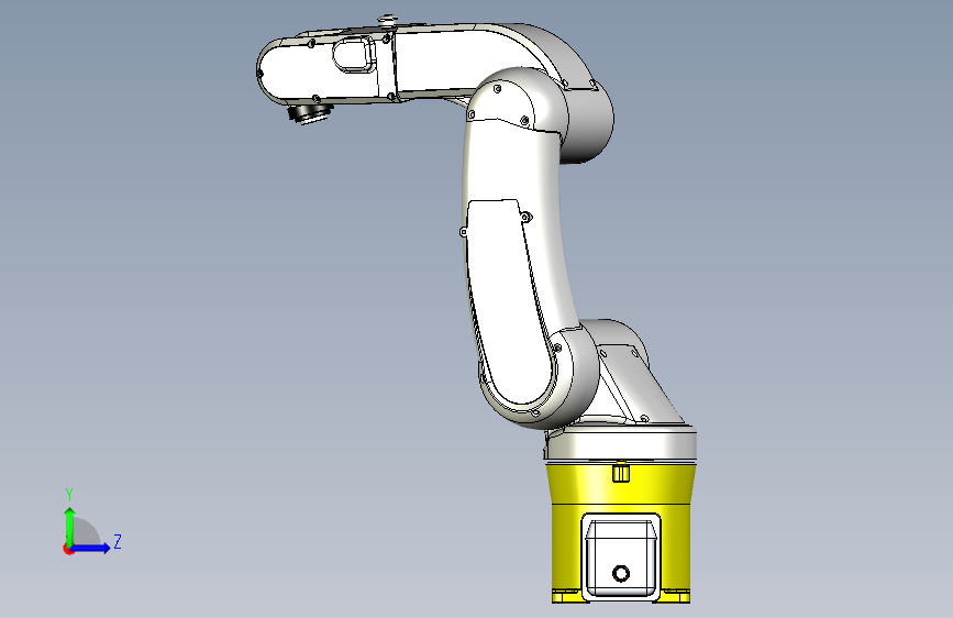 G028878-KUKA+KR5+850=机器人机械臂 左侧视图