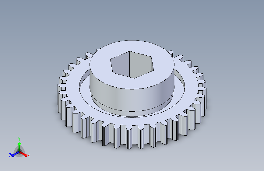 G028988-McMaster-Carr的36T+Spur+Gear=机器人机械臂