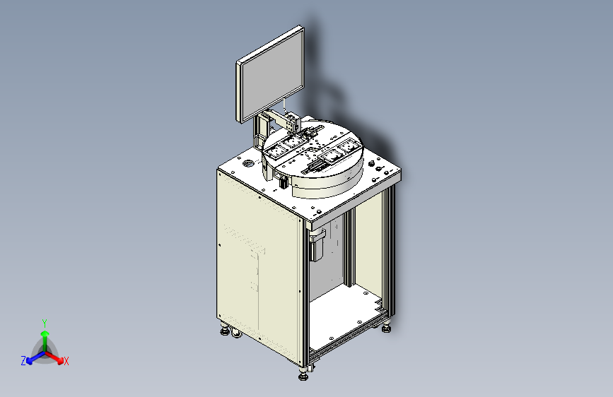 一款PCB计量测试机3D图纸