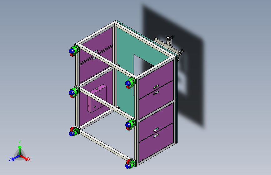一款泵体自动加油设备3D图纸