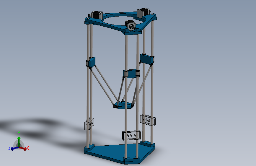 G033571-三角洲3D打印机建设=机器人机械臂