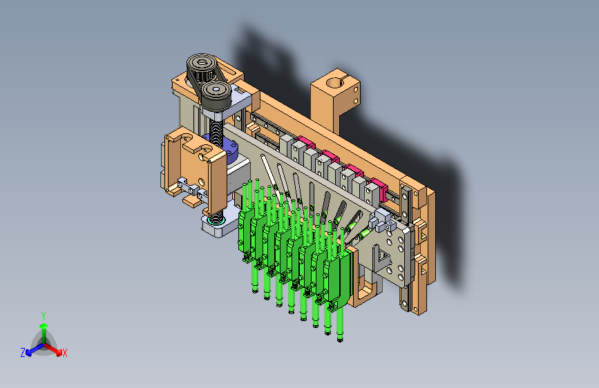 等分机构总装机3D图纸