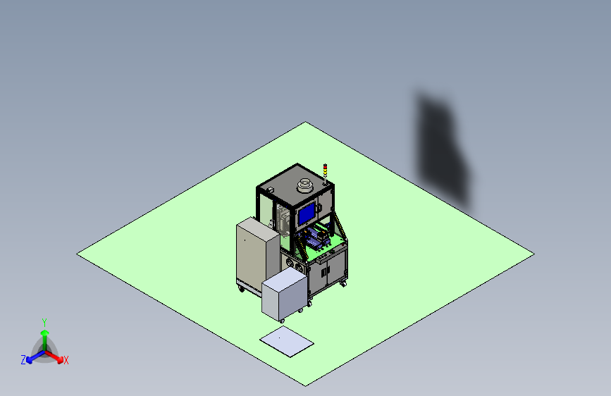 一款电阻焊机3D模型