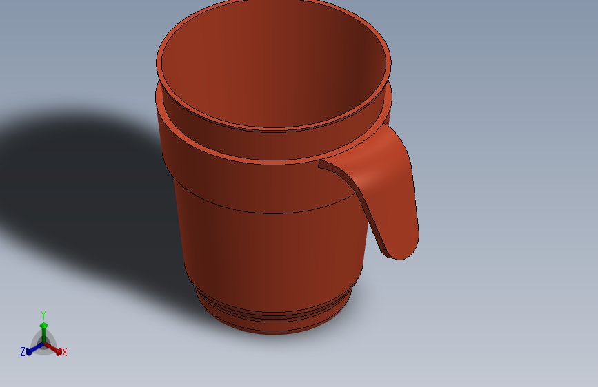 SolidWorks建模塑料杯。