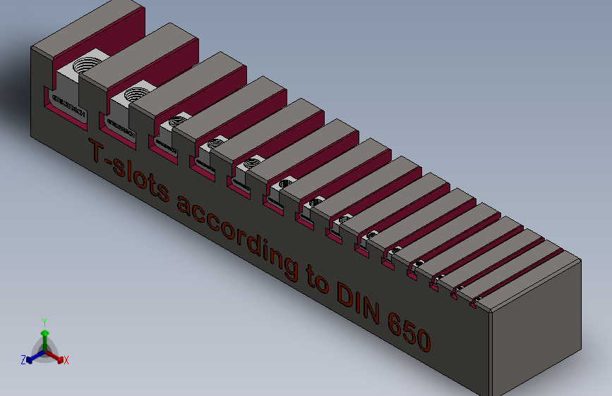T槽螺母DIN 508。