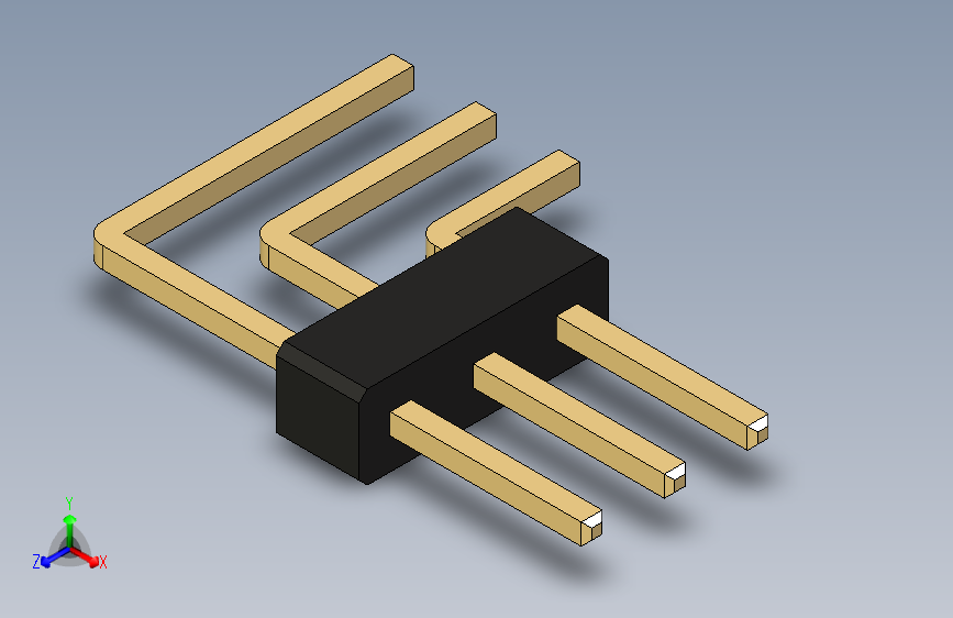 排针PinHeader_3x01_P2.54mm_Horizontal