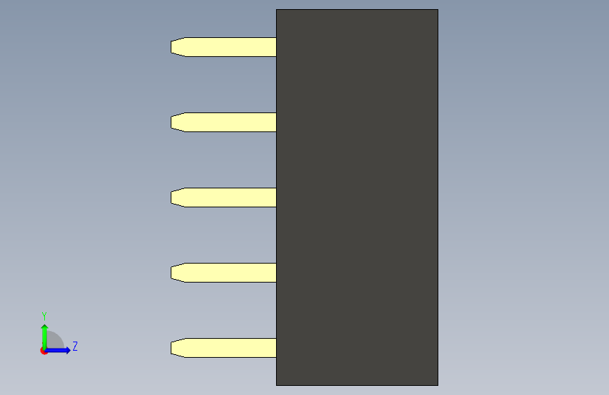 母针头Female_Header_1x5_P2.0_H4.3_straight.step