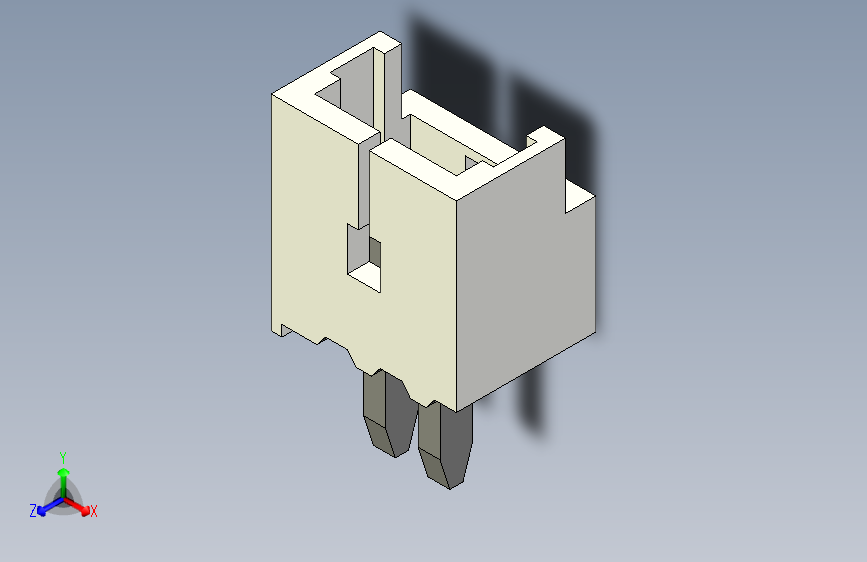 短款型直插头JST connector 1x2 P1.25mm thru hole wafer A2