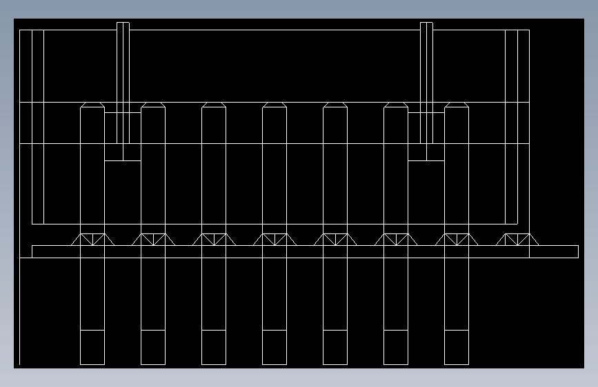 短款型直插头JST connector 1x7  P1.25mm thru hole wafer A2 footprint