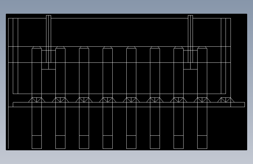 短款型直插头JST connector 1x8  P1.25mm thru hole wafer A2 footprint