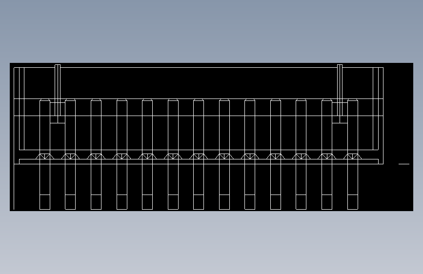 短款型直插头JST connector 1x13  P1.25mm thru hole wafer A2 footprint