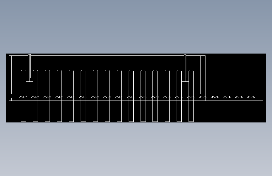 短款型直插头JST connector 1x15  P1.25mm thru hole wafer A2 footprint