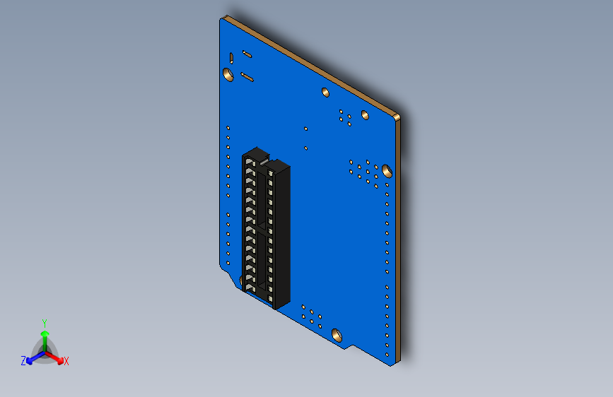 插座Arduino PCB visualisation