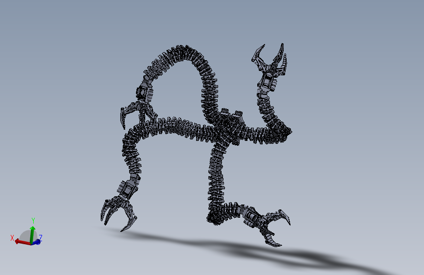 G034998-章鱼2 _ DOC OCK 2 _ ARM _ ARM机器人 _蜘蛛侠=机器人机械臂