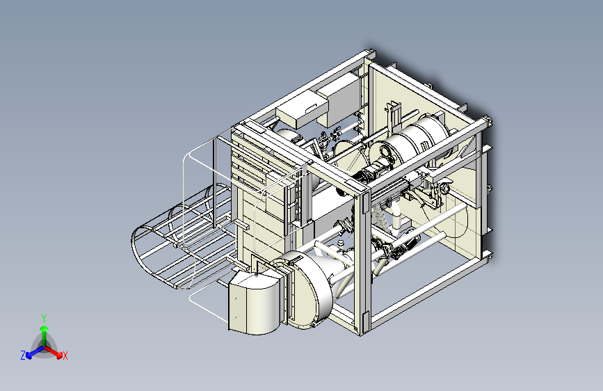 混合机3D图纸