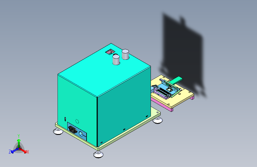 立式剥皮机3D图纸