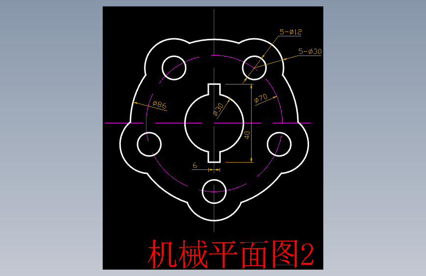 机械平面图2CAD图纸