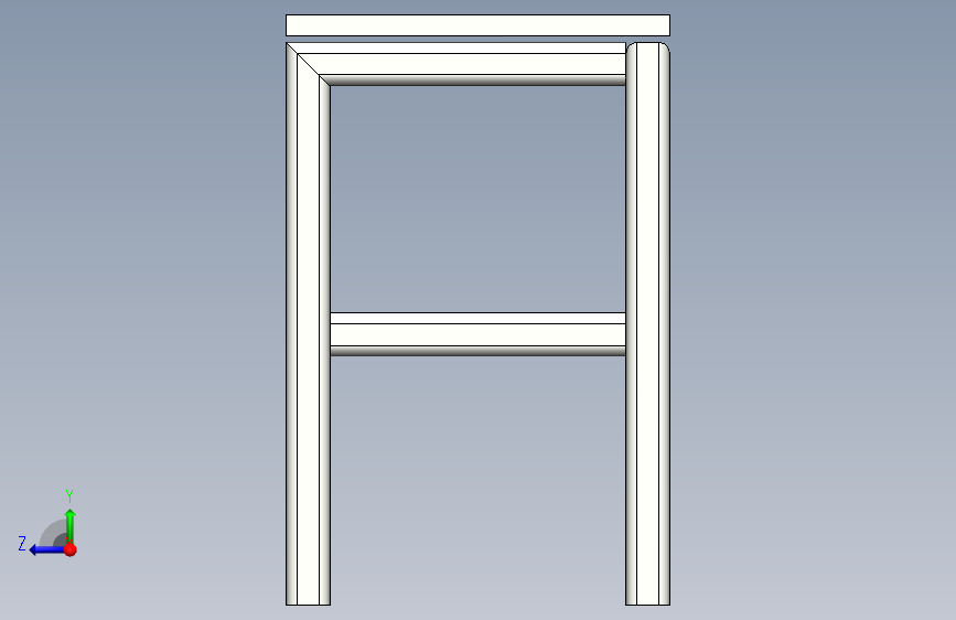 方坯钢制作的2X2in方形框架，钢板制作的工作台。