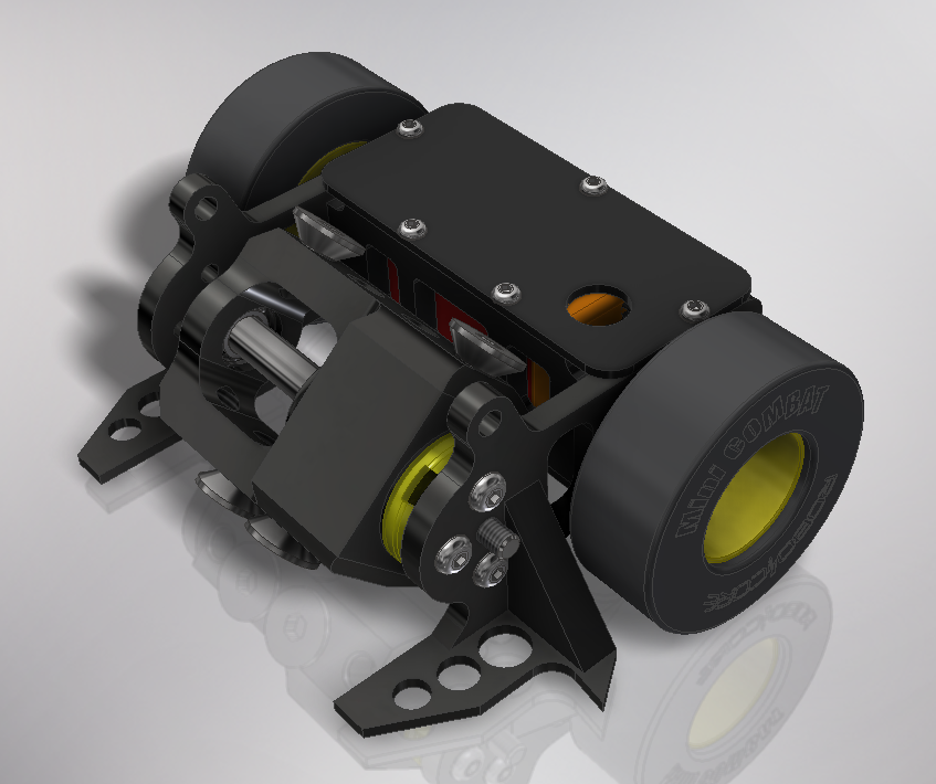 G034981-战斗机器人蚂蚁级铜头灵感来源=机器人机械臂