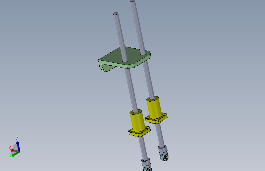 具有径向引擎凸轮跟随器功能的Solidworks组装。
