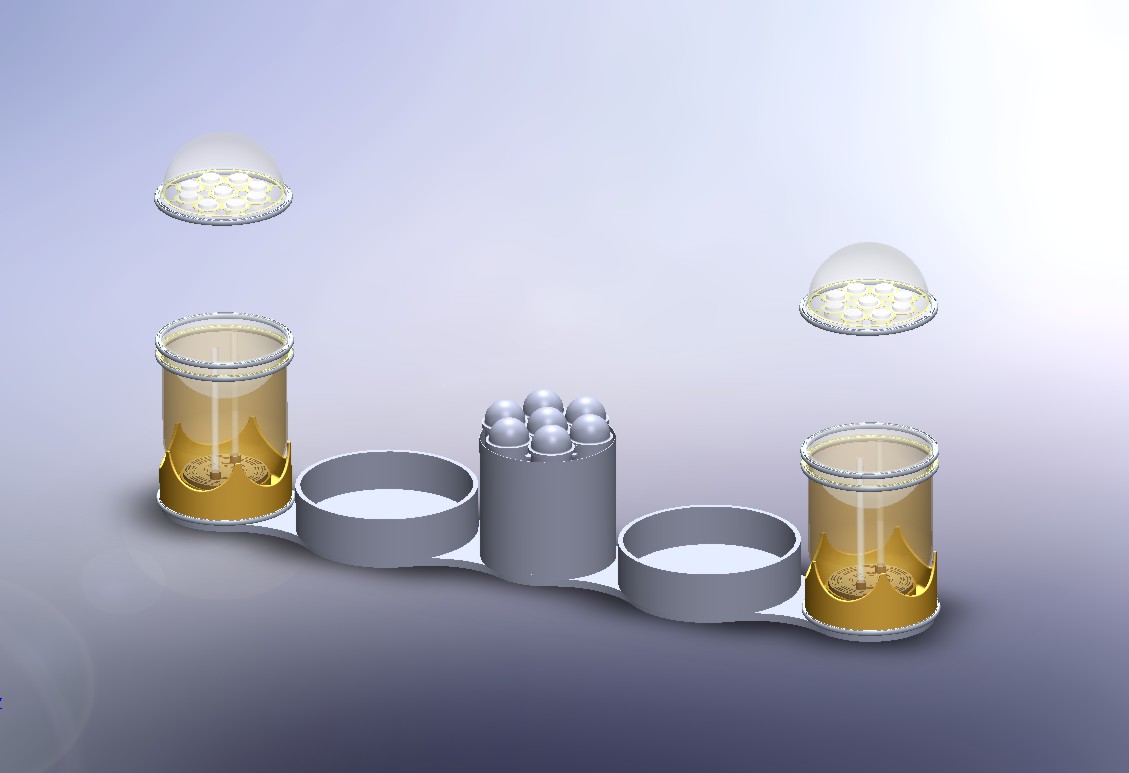 G035263-自主供应水、新鲜食品、电力，并配有废水处理、甲烷气体反应器=机器人机械臂