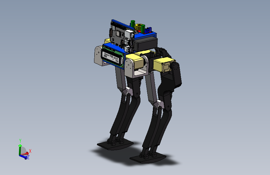 机器人bipedal-robotic-1 1 STP SW