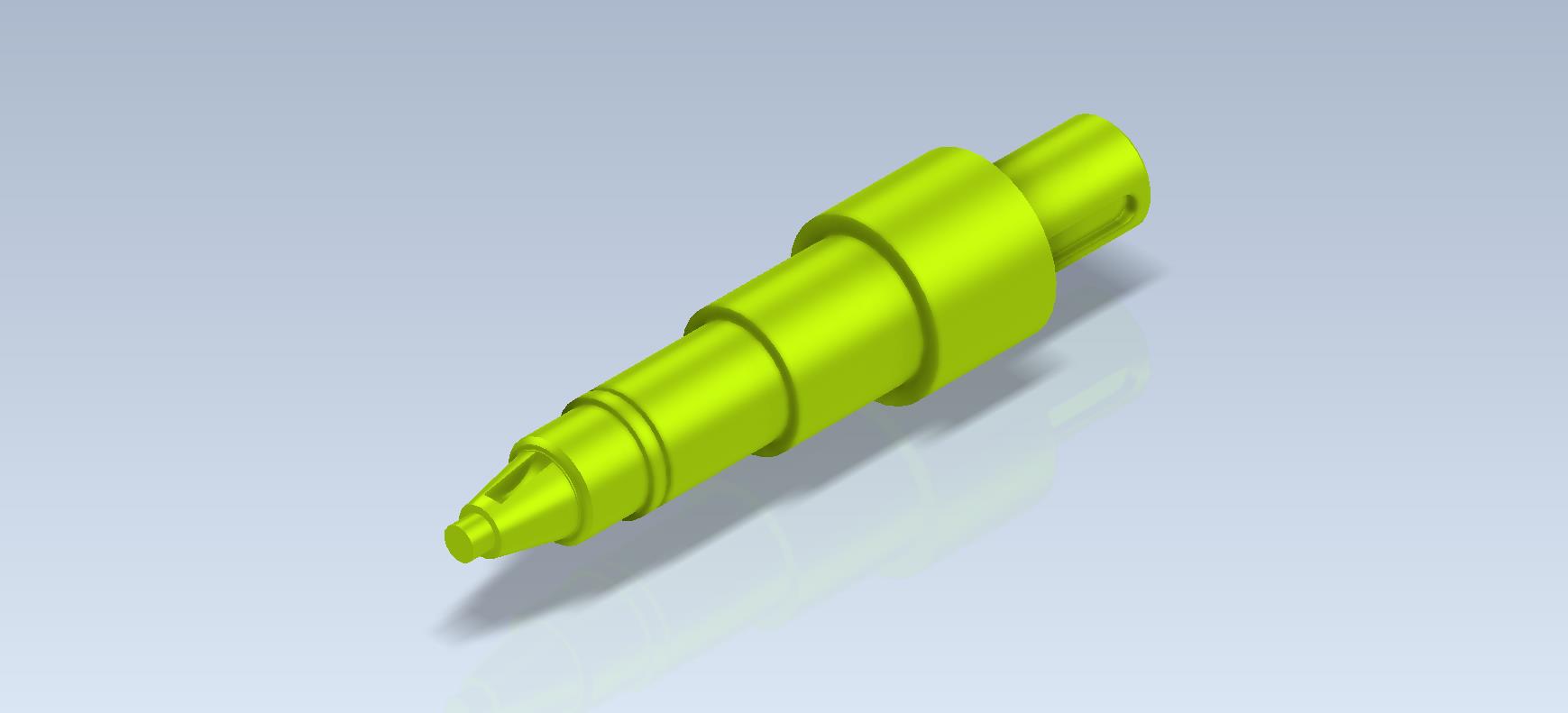 G035362-3D CAD 基础练习 _ 活塞泵轴 _ 活塞泵轴 _ Autodesk Inventor Pro=水泵油泵
