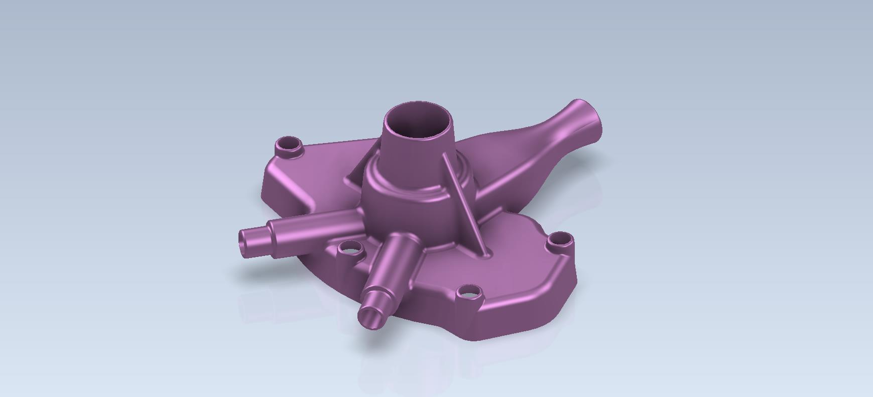 G035363-3D CAD 基础练习 _ 水泵壳体_ 水泵壳体_Autodesk Inventor Pro=水泵油泵