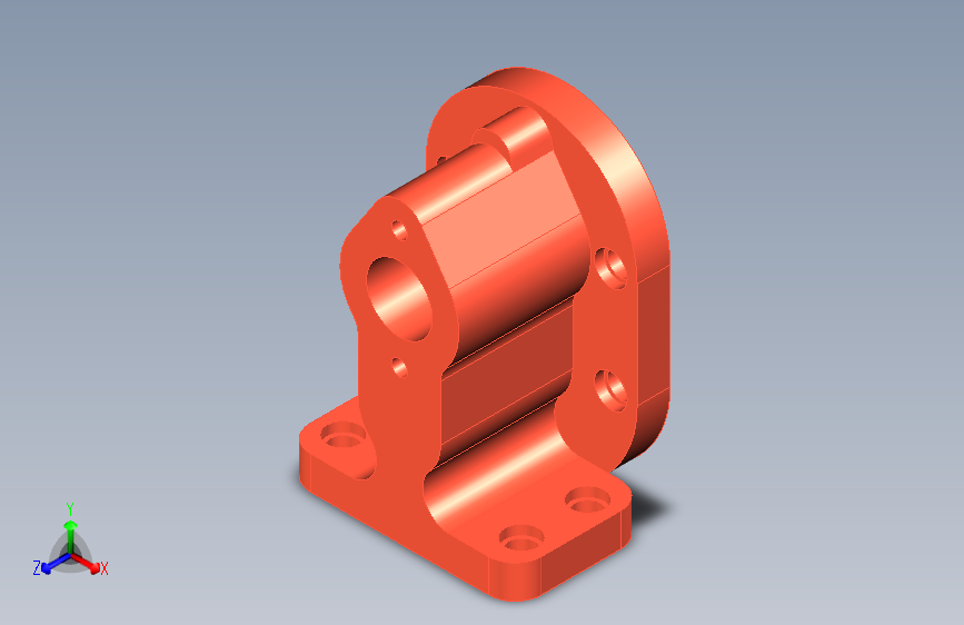 G035365-3D CAD 基础练习_ 齿轮泵体_ 齿轮泵体_ Autodesk Inventor Pro=水泵油泵