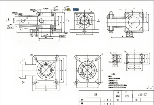 G035366-3D CAD 基础练习_ 箱体和壳体零件绘图建模 - 泵体_ 水泵主体_ Autodesk Inventor Pro (1)=水泵油泵