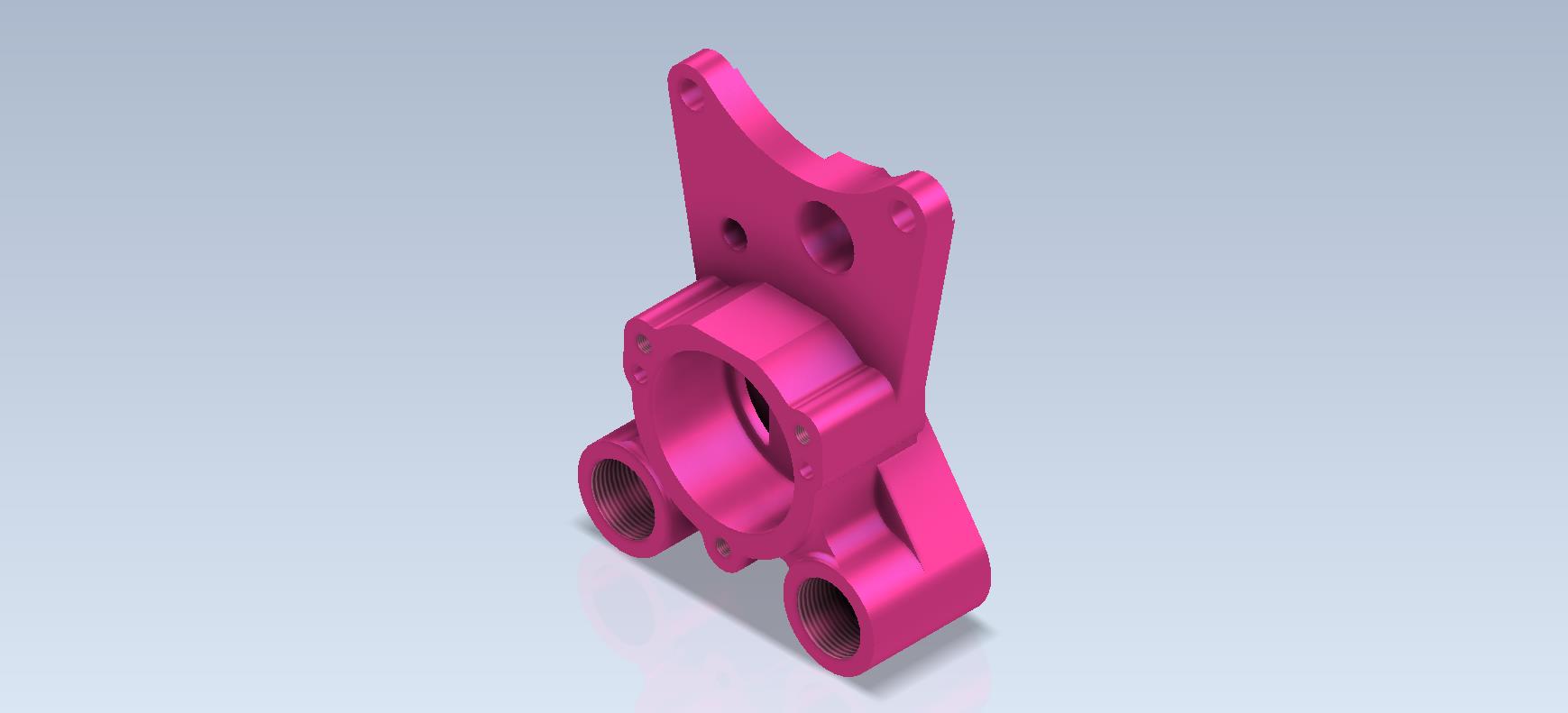G035367-3D CAD 基础练习_ 箱体和壳体零件绘图建模 - 泵体_ 水泵主体_ Autodesk Inventor Pro=水泵油泵